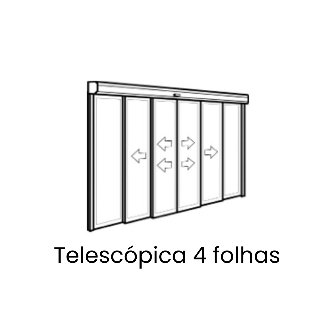 Telescópica 4 folhas